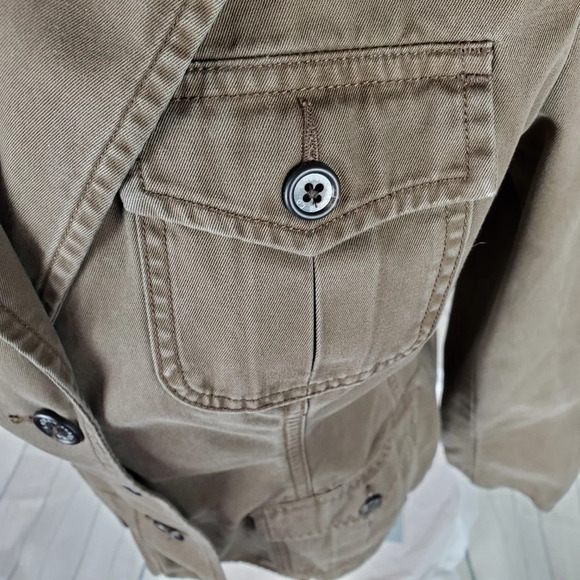 LRL Jeans Classic Twill Jacket Brown Size Small Ralph Lauren Preppy Academia - Picture 3 of 12
